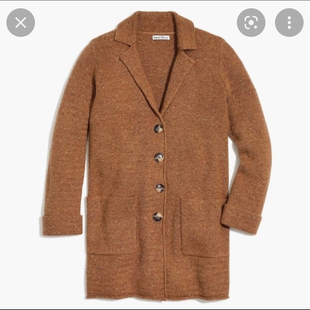 J. Crew Mercantile Donegal Sweater Coat